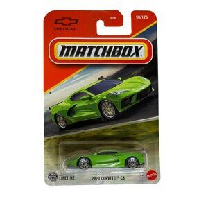 Matchbox 2020 Corvette C8 Green 90/125 – New on Card 1:64